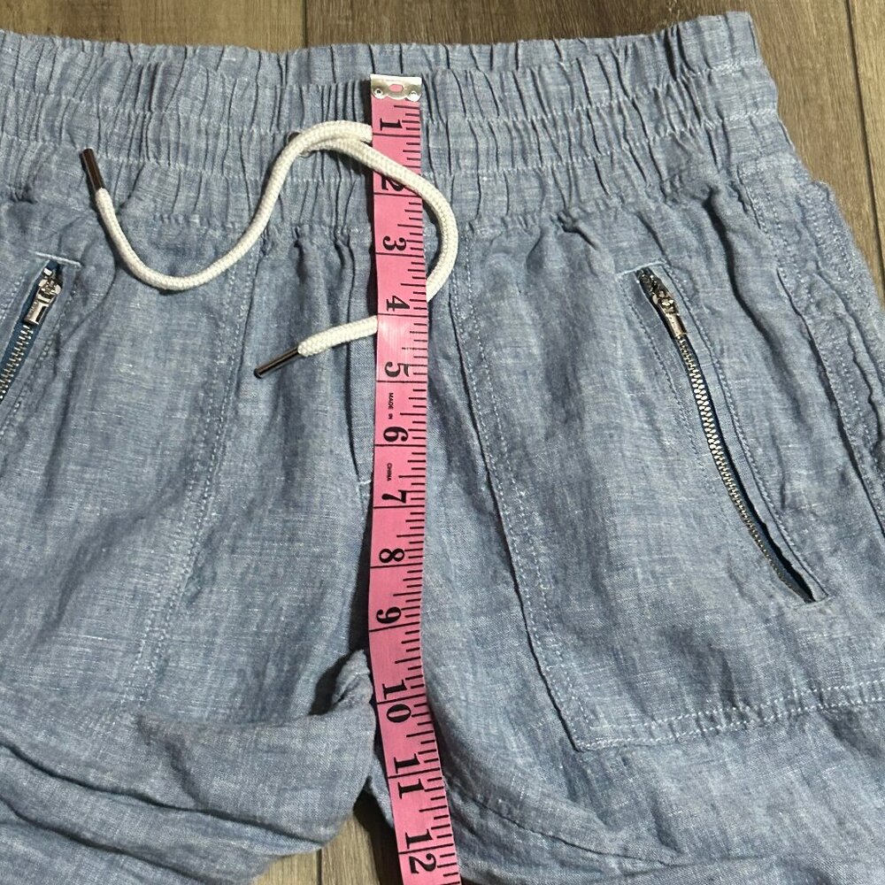 ATHLETA Cabo Linen Wide Leg Pants Size 2 Chambray Blue - Picture 9 of 12